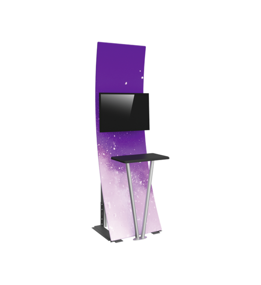 Premium Fabric TV Kiosk 01