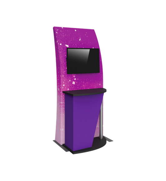 Premium Fabric TV Kiosk 04