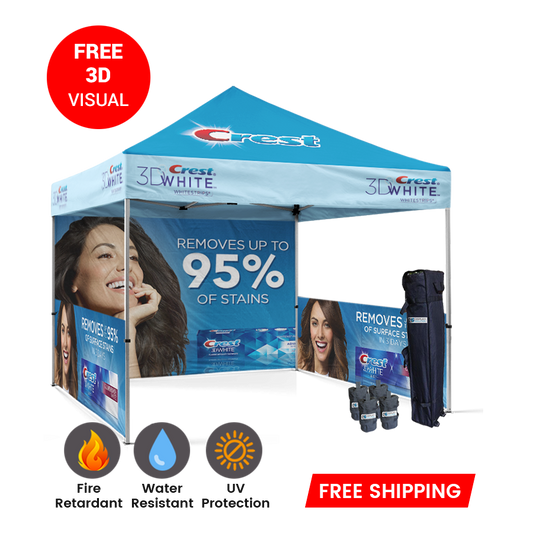 logo 10x10 tent