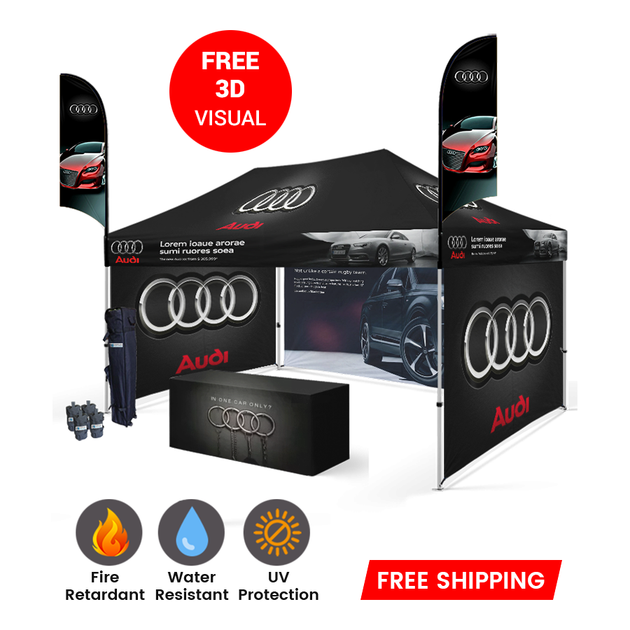 10x15 custom canopy tent