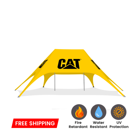 Double Pole Star Tent - 44ft x 28ft