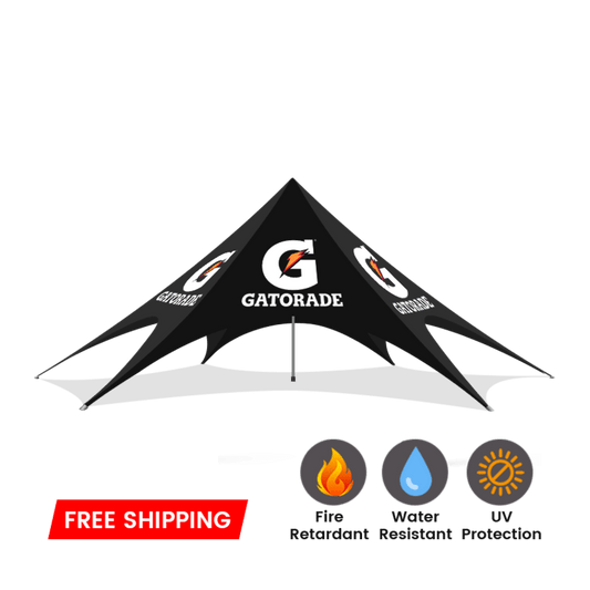 Single Pole Star Tent - 52ft