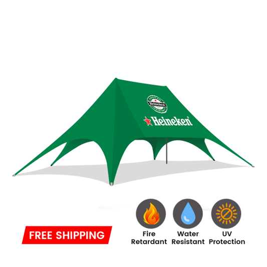 Double Pole Star Tent - 72ft x 46ft