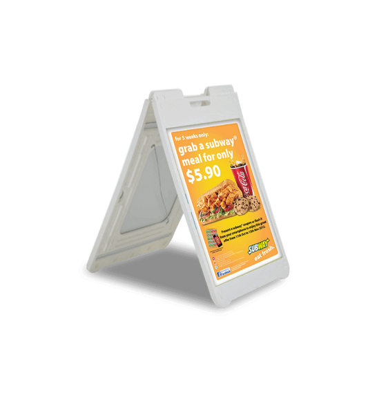 White Simposign A-Frame