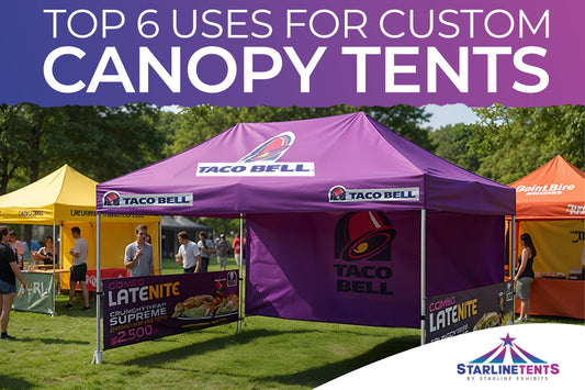 Custom canopy tent