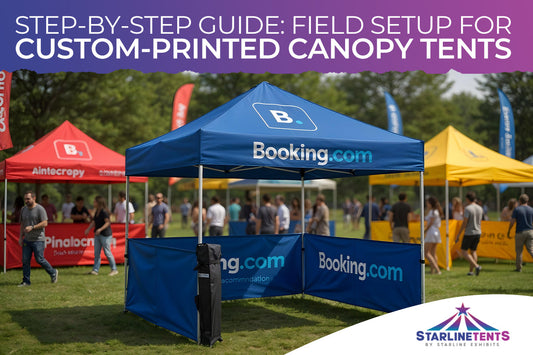 Step-by-Step Guide: Easy Canopy Set Up for Custom-Printed Tents