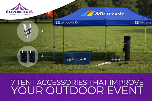 7 Tent Accessories That Improve Your Outdoor Event