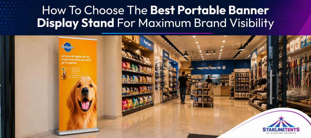 How to Choose the Best Portable Banner Display Stand for Maximum Brand Visibility