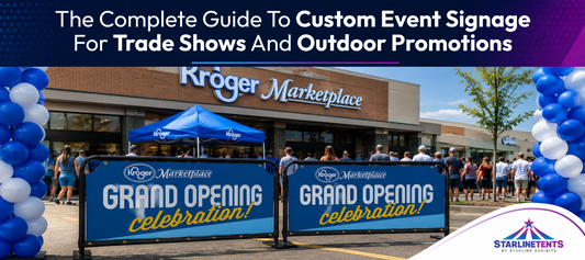 The Complete Guide to Custom Event Signage for Trade Shows and Outdoor Promotions