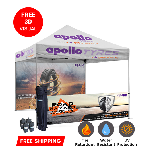 branded custom 10x10 tent