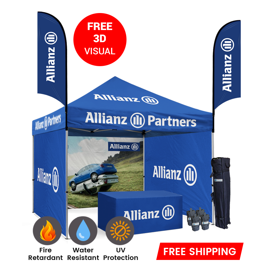 10x10 custom canopy tent