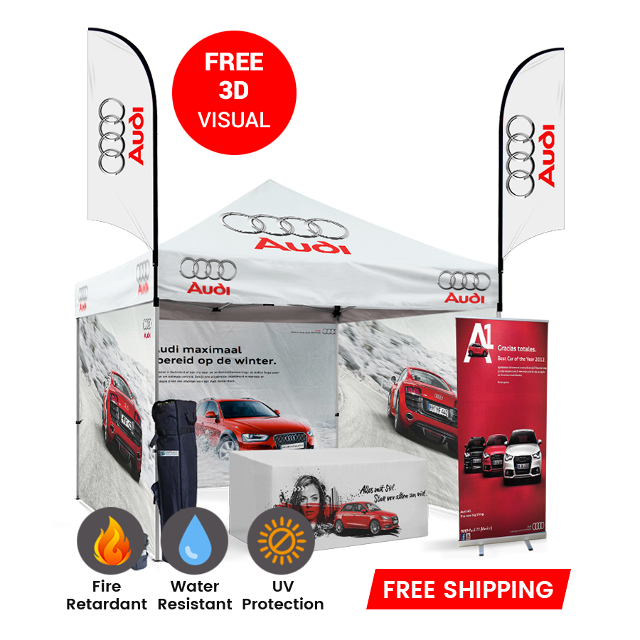 10x10 custom tent