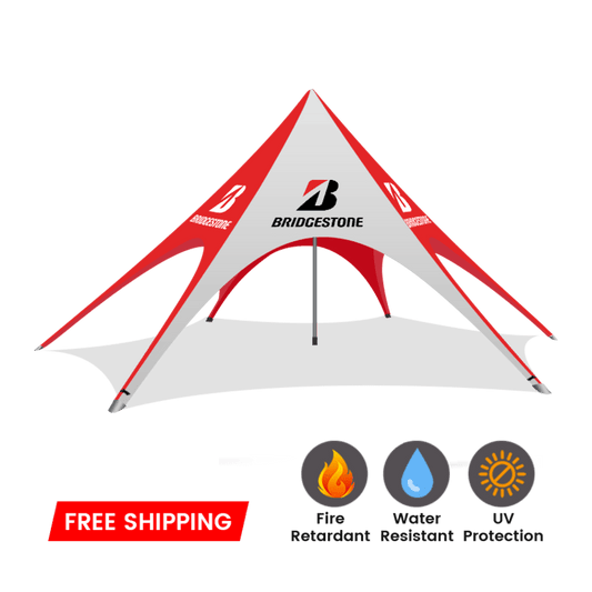 Single Pole Star Tent - 33ft