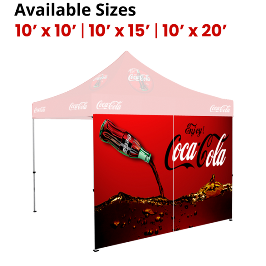 Custom Printed Canopy Full Walls With Zipper